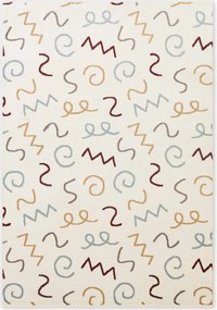Hanse Home, Detský koberec Adventures 106422 Cream Multicolor, 200x290, viacfarebná, detská izba