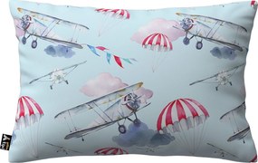 Karin - jednoduchá obliečka, 60x40cm farba produktu modrá látka vzorované