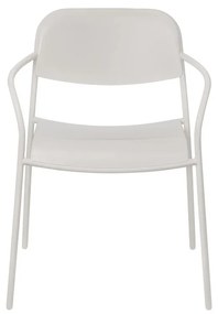Blomus Záhradná stolička s podrúčkami YUA svetlo šedá 1