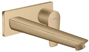 Hansgrohe Talis E, páková umývadlová batéria pod omietku, s výtokom 22,5 cm, kefovaný bronz, 71734140