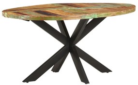Jedálenský stôl 160x90x75 cm recyklovaný masív