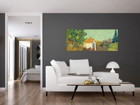 Obraz - Imitator of Vincent van Gogh, Landscape, reprodukcia (120x50 cm)