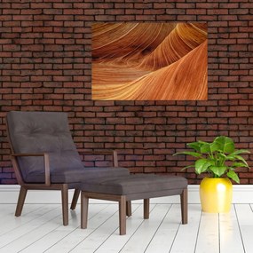 Obraz - Červený piesok (90x60 cm)