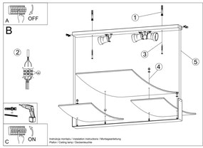 Stropné svietidlo Celia, 1x mliečne sklenené tienidlo, w