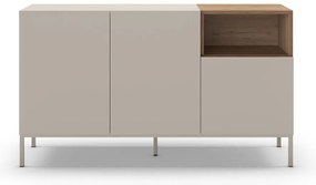 Krémová komoda 140x80 cm Cailin – Marckeric