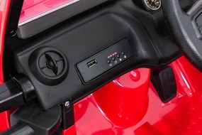 Elektrické autíčko Jeep Monster červené