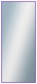 DANTIK - Zrkadlo v rámu, rozmer s rámom 60x140 cm z lišty Hliník modrá m. (7002242)