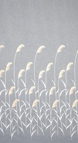 ZÁCLONA NA KRÚŽKOCH ABBIE 140X250 CM VZOROVANÉ