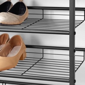 Botník Vasagle Fenaro 75,2 cm hnědý/černý