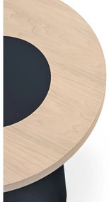 Modrý/v prírodnej farbe konferenčný stolík v dekore jaseňa 50x120 cm Nori – Teulat