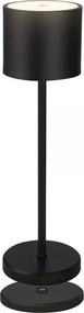 Briloner 7521015 - stmievateľná LED stolná lampa SIGO 2,5W/5V IP44 2600 mAh čierna