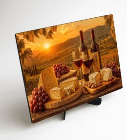 DUBLEZ | Farebný drevený obraz - Toskánske slnko