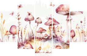 Obraz - Ružová víla (150x105 cm)