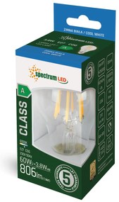 Spectrum Spectrum, LED studená žiarovka GLS COG E-27 3,8W WOJ+14641, OSW-05787