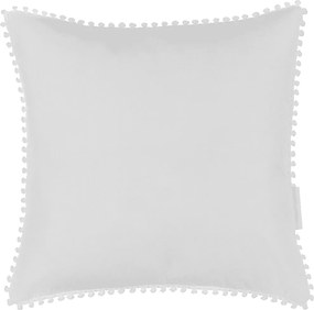 Vankúš s čipkou biela 40x40cm