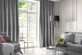 ZATEMŇOVACÍ ZÁVES NA PÁSKE ROSA 140X270 CM SIVÁ