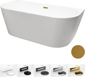 Besco Akrylátová voľne stojaca vaňa Vica NEW Glam Z CC/SP 150x80 (160x80, 170x80), s prepadom BESCO-Typ výpuste: Alcaplast Click-Clack so štrbinovým …