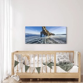 Obraz ľadovej skaly (120x50 cm)