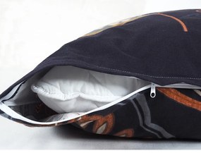 B.E.S. Petrovice Flanelové obliečky Nočné lístie, 140 x 200 cm, 70 x 90 cm