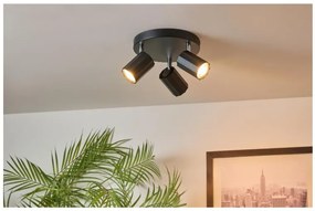 Livarno home Stropné svietidlo (stropné bodové svietidlo, matná čierna)  (100393031)