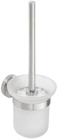 Sapho Sapho, X-STEEL WC kefa závesna, mliečne sklo, nerez mat, XS301