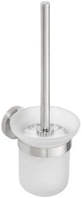 Sapho Sapho, X-STEEL WC kefa závesna, mliečne sklo, nerez mat, XS301