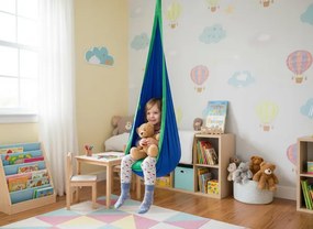Závesné kreslo pre deti KOKON modré HAM5264