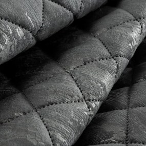 Dekorstudio Zamatový prehoz na posteľ BLINK 3 v oceľovej farbe Rozmer prehozu (šírka x dĺžka): 170x210cm