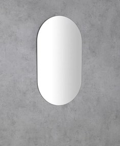 Aqualine Aqualine, Zrkadlo 40x70cm, ovál, bez uchytenia, 22503