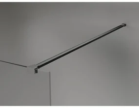 Mexen Lunar sprchová stena pravá 130 x 200 cm, 8mm číre sklo, brúsený grafit, 830-130-000-66-00-P