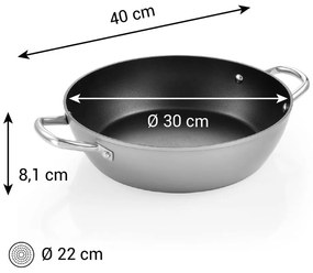 Hliníková panvica s nepriľnavým povrchom ø 30 cm GrandChef+ – Tescoma
