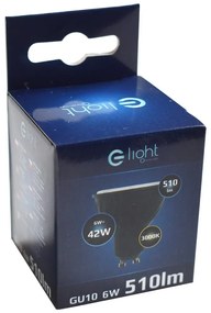 LED žiarovka GU10 teplá 3000k 6w 510 lm