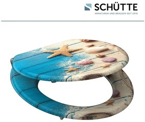 Schütte WC doska s pomalým spúšťaním (Pláž A Drevo)  (100335885)