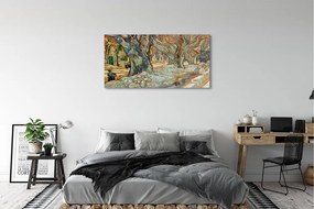 Obraz plexi Art abstraktné mestský trh 125x50 cm