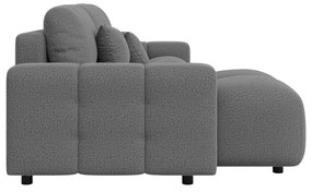 Sivá rozkladacia rohová pohovka (variabilná) Luki – Ropez