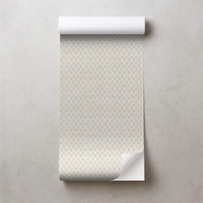 Samolepiaca tapeta svetlé béžové geometrické vzory