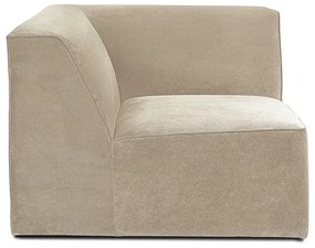 Béžový menčestrový modul pohovky Sting - Scandic