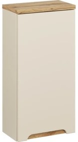 Koupelnová sestava Bali Sky se zápustným umyvadlem, skříňkami 80 cm kašmírová/dub wotan