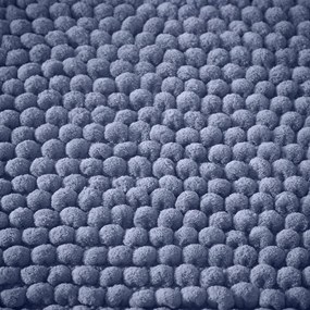 Modrá kúpeľňová predložka 50x80 cm Aspen Bobble – Bianca