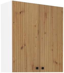 Kuchynská skrinka MIA dub artisan/biely 80g-90 2f