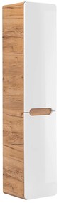 Kúpeľňová zostava ARUBA White Typ: Vysoká skrinka s košom na prádlo 804 - 170 x 35 x 35 cm