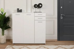 Skrinka na topánky Adre White