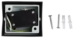 Vonkajšie nástenné svietidlo 1xGU10/35W/230V IP44