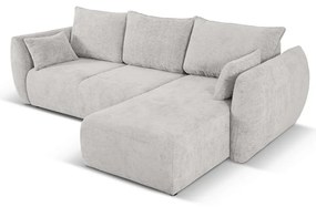 Svetlosivá rohová pohovka (pravý roh) Matera – Cosmopolitan Design