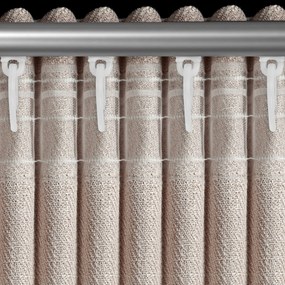 ZÁVES NA PÁSKE LEYA 140X270 CM BÉŽOVÁ