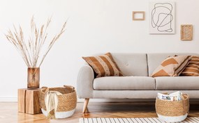 Tutumi Tutumi, sada prírodných košov Boho 2ks YT21B-34, biela-hnedá, HOM-02809