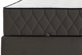 Posteľ Reve 160x200 cm, blatistá hnedá látka