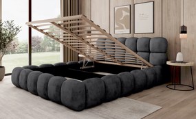 ČALÚNENÁ POSTEĽ ASHLEY 160x200 APHRODITE 23 BLACK