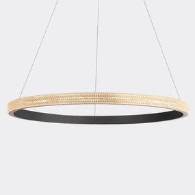 Toolight Toolight, LED stropné svietidlo, 4000K, 24W, APP1512-CP, čierna, OSW-05473