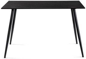 Noela Jedálenský stôl s keramickou doskou v dekore čierneho mramoru CERAMON 120